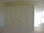 Painted wardrobes